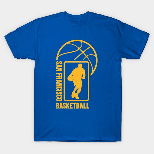 San Francisco Basketball 02 T-Shirt by yasminkul